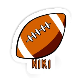 Rugby Sticker Niki Image