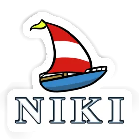 Sticker Sailboat Niki Image