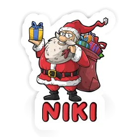 Autocollant Père Noël Niki Image