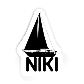 Sticker Sailboat Niki Image