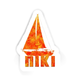 Sailboat Sticker Niki Image