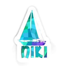 Sailboat Sticker Niki Image