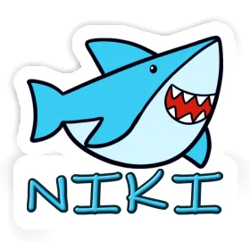 Niki Sticker Shark Image