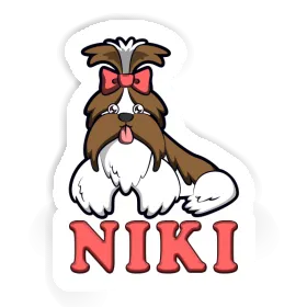 Sticker Niki Shih Tzu Image