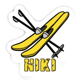 Sticker Ski Niki Image