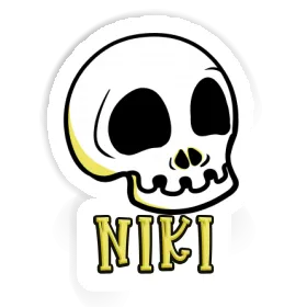 Skull Sticker Niki Image