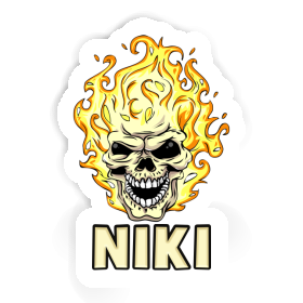 Skull Sticker Niki Image