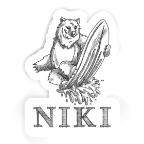 Surfer Sticker Niki Image