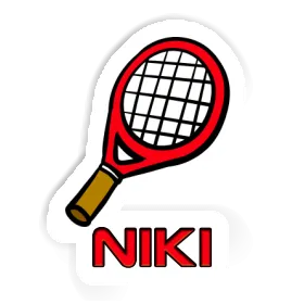 Aufkleber Tennisschläger Niki Image