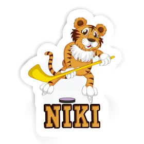 Sticker Niki Hockey Player Image