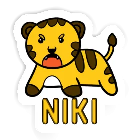 Baby Tiger Sticker Niki Image