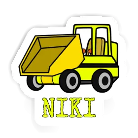 Front Tipper Sticker Niki Image