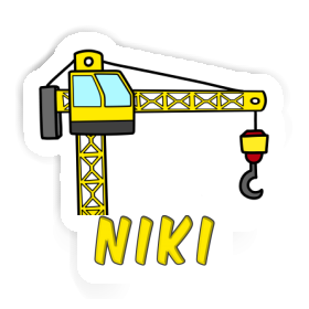 Niki Sticker Tower Crane Image