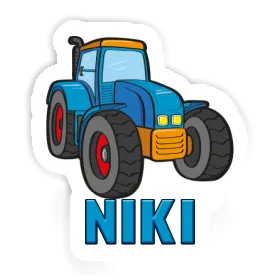 Autocollant Niki Tracteur Image