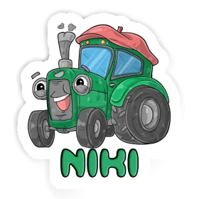 Niki Sticker Tractor Image