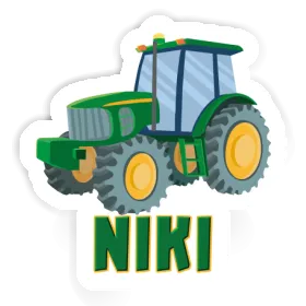 Niki Sticker Tractor Image