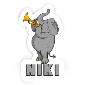 Elefant Sticker Niki Image