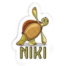 Sticker Yoga Turtle Niki Image