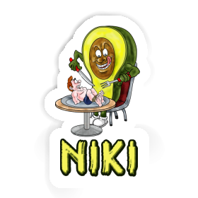 Avocado Sticker Niki Image