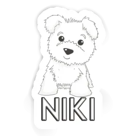 Niki Autocollant Westie Image