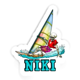 Sticker Niki Surfer Image