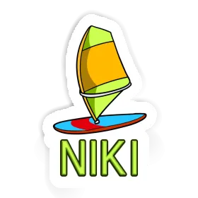 Sticker Niki Windsurf Board Image