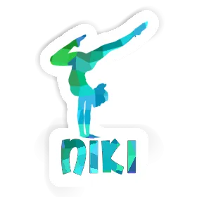 Niki Sticker Yoga-Frau Image