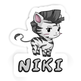 Sticker Zebra Niki Image