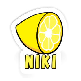 Autocollant Citron Niki Image