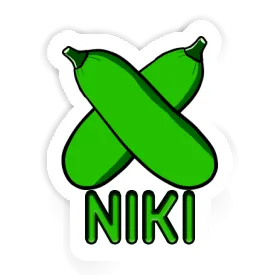 Niki Sticker Zucchini Image