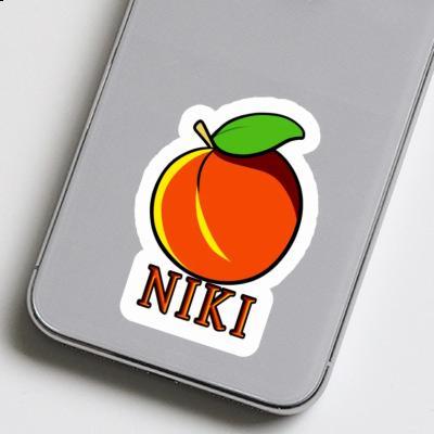 Autocollant Abricot Niki Notebook Image