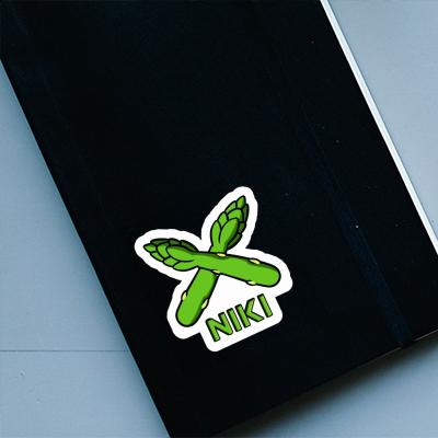 Sticker Niki Asparagus Gift package Image