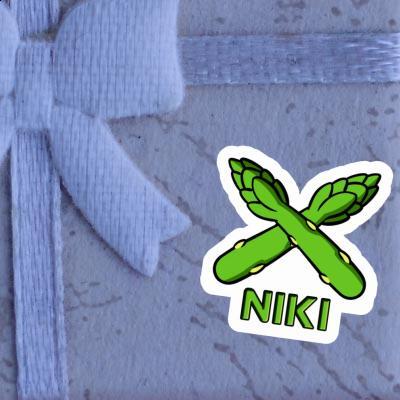 Sticker Niki Asparagus Gift package Image