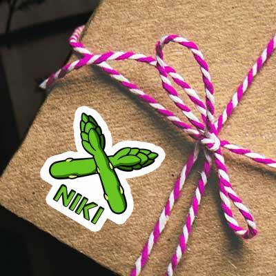 Sticker Niki Asparagus Laptop Image