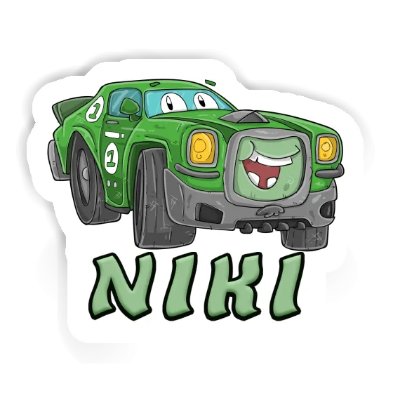 Race car Sticker Niki Gift package Image