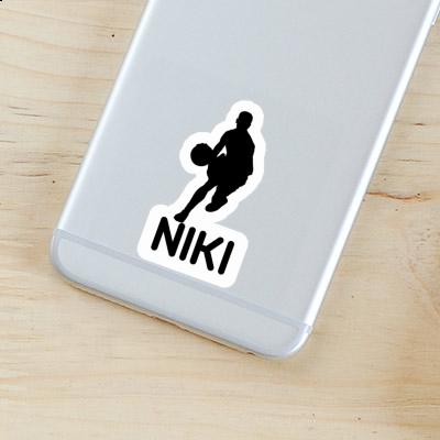 Sticker Basketballspieler Niki Notebook Image