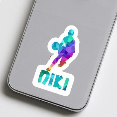 Niki Sticker Basketball Player Laptop Image