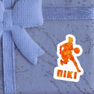 Niki Autocollant Joueuse de basket-ball Gift package Image