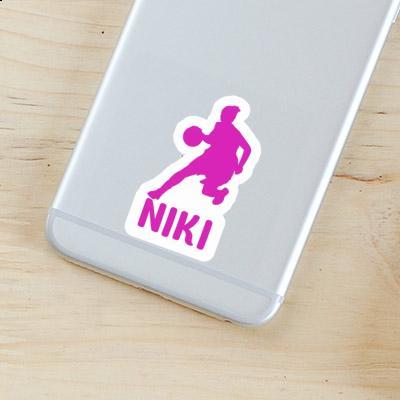 Autocollant Joueuse de basket-ball Niki Gift package Image