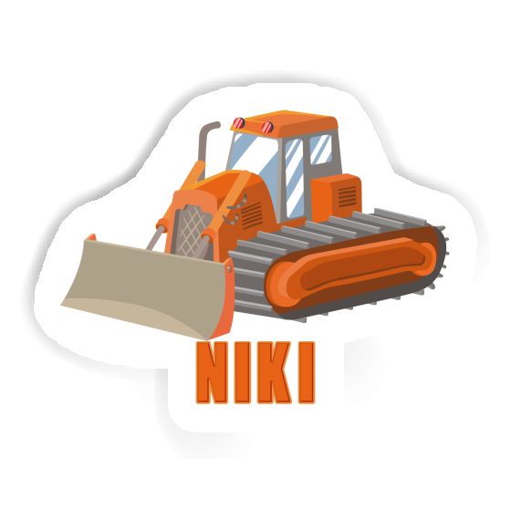 Excavator Sticker Niki Gift package Image