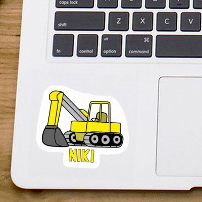 Sticker Excavator Niki Image