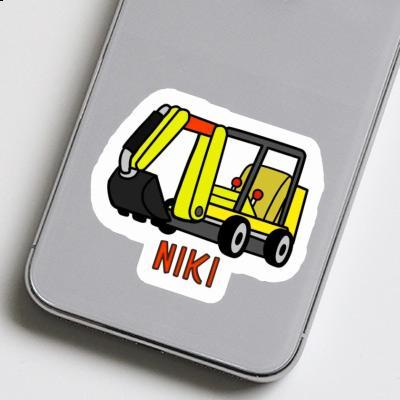 Niki Sticker Mini-Excavator Gift package Image