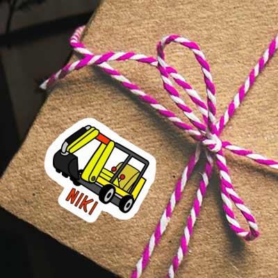 Niki Sticker Mini-Excavator Gift package Image