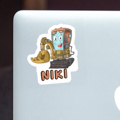 Niki Sticker Excavator Gift package Image