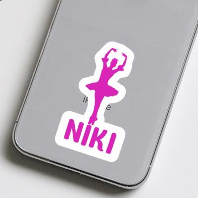 Niki Sticker Ballerina Laptop Image