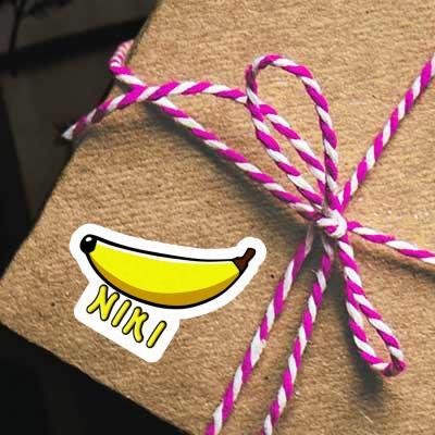 Sticker Niki Banana Gift package Image