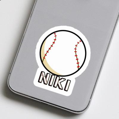 Balle de baseball Autocollant Niki Gift package Image