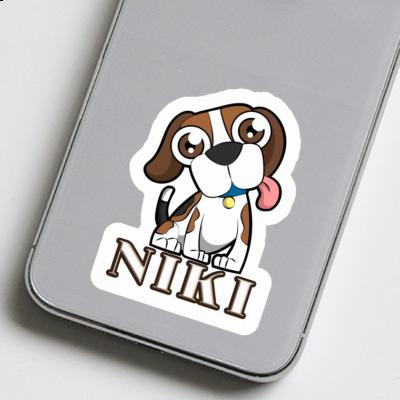 Beagle Sticker Niki Laptop Image