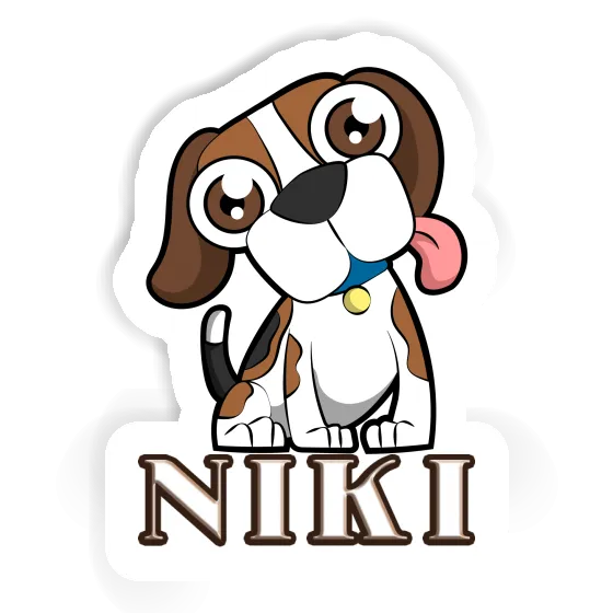 Beagle Sticker Niki Notebook Image