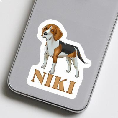 Sticker Beagle Niki Gift package Image